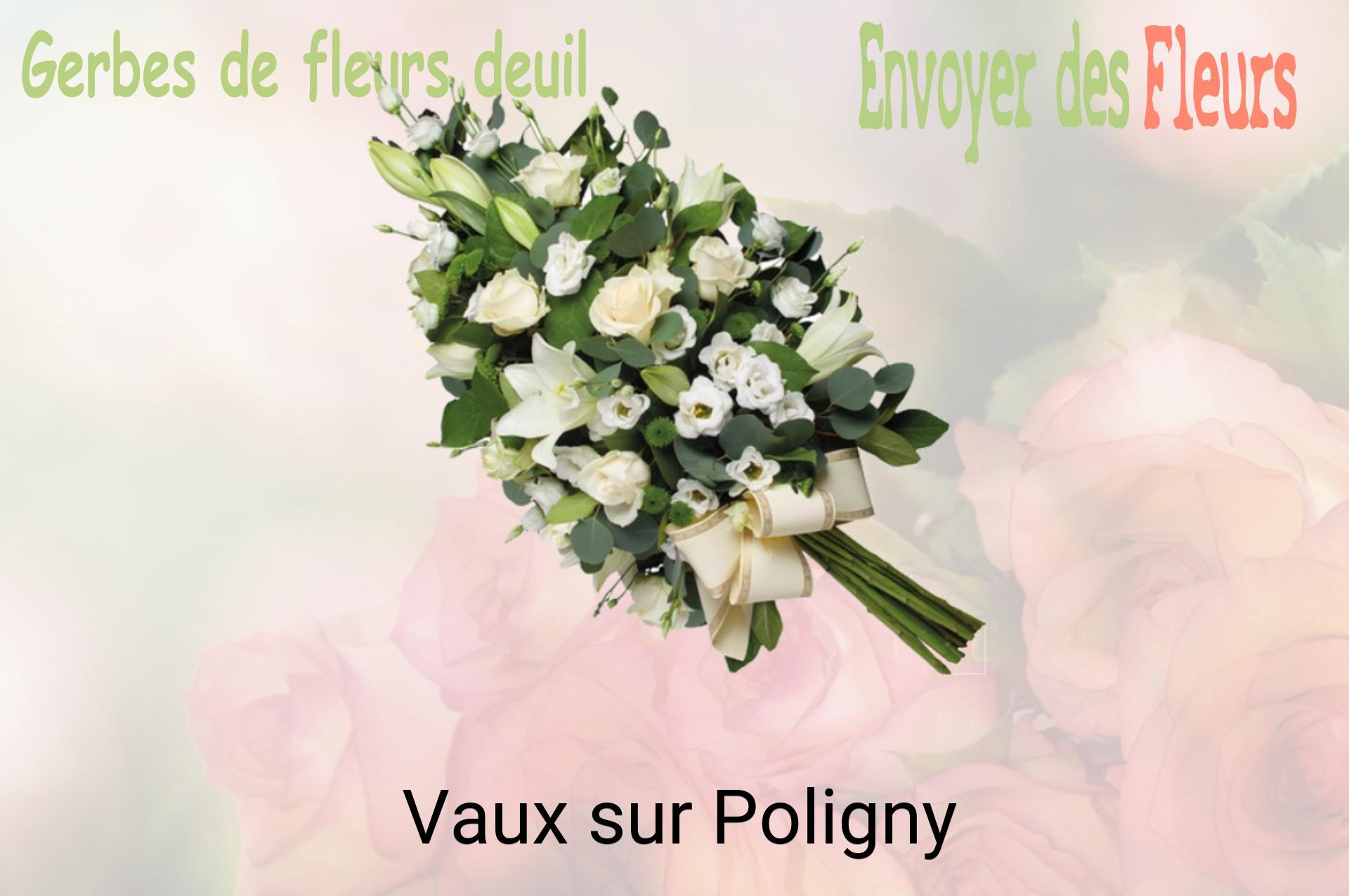 Gerbe de fleurs de deuil livrée à Vaux-sur-Poligny